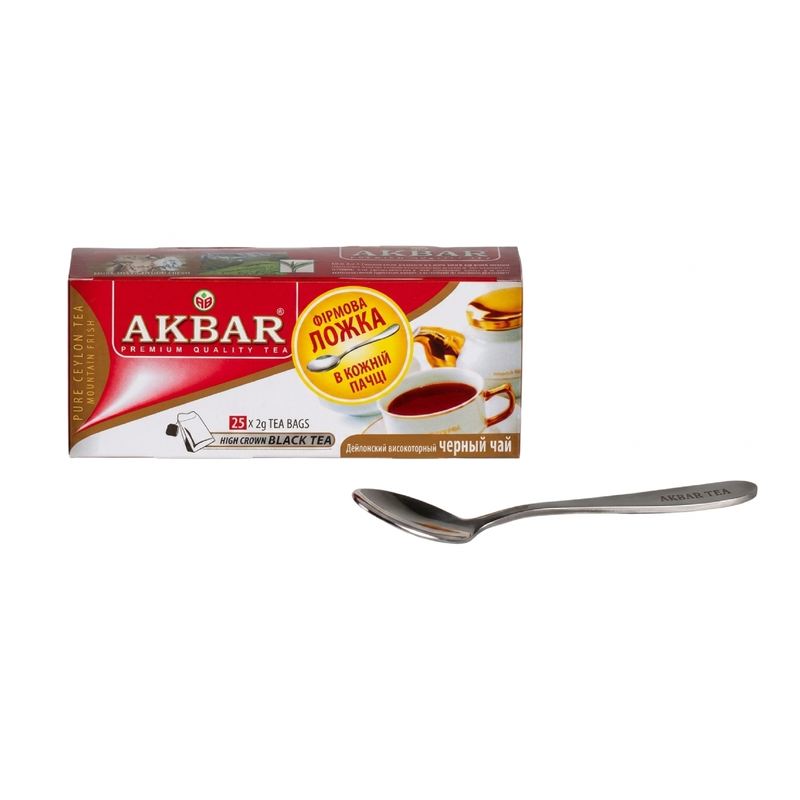 Akbar Black Tea - String & Tag with Free Spoon